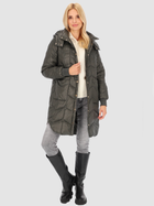 Куртка зимова жіноча PERSO BLH235050F XL Хакі (5905080221299) - зображення 4