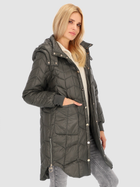 Куртка зимова жіноча PERSO BLH235050F XL Хакі (5905080221299) - зображення 5