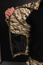 Кофта флісова чоловіча військова тактична з липучками під шеврони ЗСУ Піксель 8714 56 розмір хакі - зображення 4