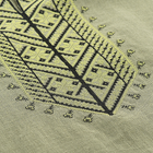 M-Tac вышиванка 100% лён олива 3XL - изображение 7