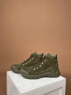 Тактические ботинки Побратим - 7, весна-лето на шнуровке, размер 40, Оливковый - изображение 3