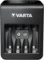 Зарядний пристрій Varta LCD Plug Charger+ EU 4x 2100 mAh Чорне (57687101441) - зображення 3