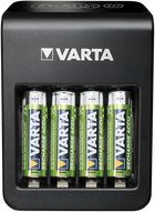 Зарядний пристрій Varta LCD Plug Charger+ EU 4x 2100 mAh Чорне (57687101441) - зображення 4