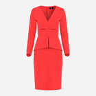 Sukienka ołówkowa damska Lenitif K491 L Czerwona (5902194354547) - obraz 5