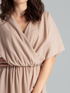 Сукня жіноча Lenitif L055 S Бежева (5902194372718) - зображення 4