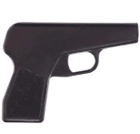 Пістолет макет Київгума гумовий для єдиноборств та тренувань зручна ручка 16×12 см чорний - зображення 1