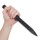 Нож макет Киевгума резиновый для единоборств и тренировок удобная ручка 29×4 см чёрный - изображение 6