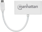 USB-хаб Manhattan Type-C на 4 порти USB 3.0 + 3.1 PD (0766623163552) - зображення 3
