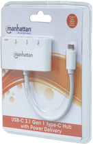 USB-хаб Manhattan Type-C на 4 порти USB 3.0 + 3.1 PD (0766623163552) - зображення 6