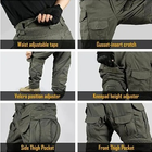 Чоловічі тактичні штани ріп стоп зі знімними наколінниками G3 Combat IDOGEAR, штани армійські Rip Stop олива, 98532125-S - зображення 3