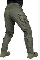 Мужские тактические штаны рип стоп со съемными наколенниками G3 Combat IDOGEAR, брюки армейские Rip Stop олива, 98532125-S - изображение 5