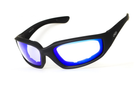 Окуляри фотохромні (захисні) Global Vision KickBack Photochromic (G-Tech™ blue) Anti Fog, фотохромні дзеркальні сині - зображення 1