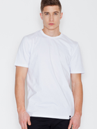 T-shirt męski bawełniany Visent V001 S Biały (5902249103502) - obraz 1