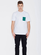 T-shirt męski bawełniany Visent V002 M Biały (5902249100419) - obraz 4