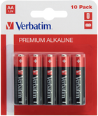 Батарейки Verbatim Premium AA (LR06) 10 шт. Mignon Alkaline (49875) - зображення 1
