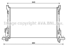 Радіатор охолодження RENAULT/OPEL (вир-во AVA) Ava (RT2625)