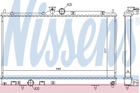 Радиатор охлаждения Nissens (628956)