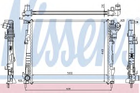 Радиатор NS PRIMASTAR(02-)2.0 dCi(+)[OE 4416948] Nissens (63122)