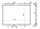 Радиатор охлаждения двигателя CITROEN Berlingo 08- (выр-во NRF) NRF (50437)