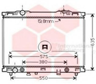 Радиатор охлаждения SORENTO 24i/35i AT 02-04(выр-во Van Wezel) Van Wezel (83002057)