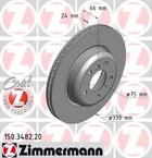 Диск тормозной ZIMMERMANN 150.3482.20 Zimmermann (150348220)