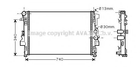 Радіатор охолодження MERCEDES VITO II W639 (03-) (вир-во AVA) Ava (MSA2356)