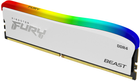 Pamięć Kingston Fury DDR4-3200 16384MB PC4-25600 Beast RGB Special Edition White (KF432C16BWA/16) - obraz 3