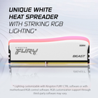 Оперативна пам'ять Kingston Fury DDR4-3600 32768MB PC4-28800 (Kit of 2x16384) Beast RGB Special Edition White (KF436C18BWAK2/32) - зображення 11