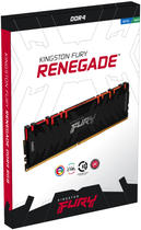 Pamięć Kingston Fury DDR4-4000 16384 MB PC4-32000 (Kit of 2x8192) Renegade RGB 1Rx8 Black (KF440C19RBAK2/16) - obraz 6