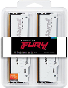 Pamięć Kingston Fury DDR5-5200 32768MB PC5-41600 (Kit of 2x16384) Beast AM5 RGB White (KF552C36BWEAK2-32) - obraz 5