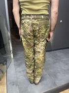 Штани зимові тактичні софтшелл флісові Accord, розмір XL, Мультикам, утеплені штани для військових - зображення 3
