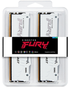 Pamięć Kingston Fury DDR5-5600 32768MB PC5-44800 (Kit of 2x16384) Beast RGB White (KF556C40BWAK2-32) - obraz 5