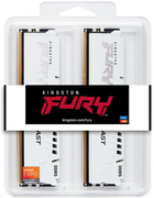 Pamięć Kingston Fury DDR5-5600 65536MB PC5-44800 (Kit of 2x32768) Beast AM5 White (KF556C36BWEK2-64) - obraz 5