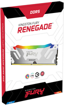 Оперативна пам'ять Kingston FURY DDR5-6000 16384MB PC5-48000 Renegade RGB 1Rx8 White (KF560C32RWA-16) - зображення 4