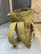 Баул тактический,YAKEDA, цвет койот, 45x26x20cm армейский вещмешок, тактическая сумка для военных - изображение 9
