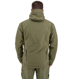 Зимняя тактическая куртка Eagle Soft Shell WJ-17 с флисом Green Olive XXL - изображение 5