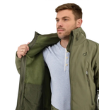 Зимняя тактическая куртка Eagle Soft Shell WJ-17 с флисом Green Olive XXL - изображение 10