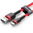 Кабель зарядний Baseus USB C Cafule 3A 0.5 м Red (YM0553)