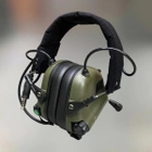 Наушники тактические Earmor M32, активные, со съёмным микрофоном и гарнитурой, цвет – Олива (244821) - изображение 4