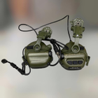 Наушники Earmor M32 c креплением на шлем HD-ACC-08, активные, со съёмным микрофоном и гарнитурой, Олива (244821-244442) - изображение 4