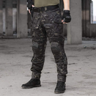 Мужские тактические штаны multicam с наколенниками G3 Combat IDOGEAR, брюки камуфляж Rip Stop черный мультикам, 6933451-L - изображение 3