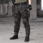 Мужские тактические штаны multicam с наколенниками G3 Combat IDOGEAR, брюки камуфляж Rip Stop черный мультикам, 6933451-XL - изображение 3