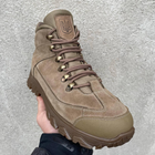 Ботинки военные, полуботы койот натуральная кожа и мех тактическая обувь 44 - изображение 4