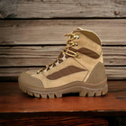 Зимние ботинки военные, полуботы койот тактическая обувь нубук 48 - изображение 4