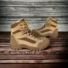 Зимние ботинки военные, полуботы койот тактическая обувь нубук 48 - изображение 6