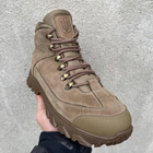 Ботинки военные, полуботы койот натуральная кожа и мех тактическая обувь 46 - изображение 4