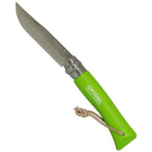 Нож Opinel №8 Trekking нерж-сталь Зеленый (1013-204.63.44) - изображение 1