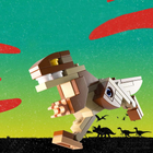 Zestaw klocków LEGO Dinozaur T-Rex V29 44 elementy (5008022)