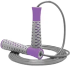 Скакалка PowerPlay 4206 Серо-фиолетовая (PP_4206_Grey/Violet)
