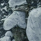 Маскирующий чехол, кавер на рюкзак зимний белый камуфляж Multicam Alpine - изображение 2